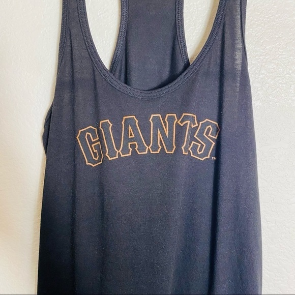Tultex "Giants" Razorback Black tank top Size:Medium - Picture 4 of 4